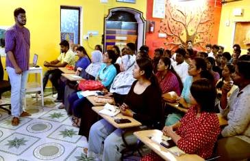 French class, DELF exam, TEF training, Le Triomphe Pondicherry, online course, French coaching India