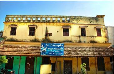 French class, DELF exam, TEF training, Le Triomphe Pondicherry, online course, French coaching India