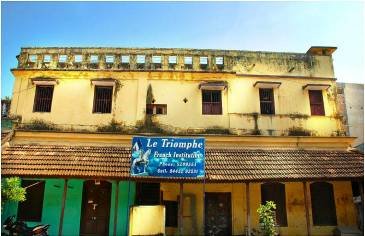 French class, DELF exam, TEF training, Le Triomphe Pondicherry, online course, French coaching India