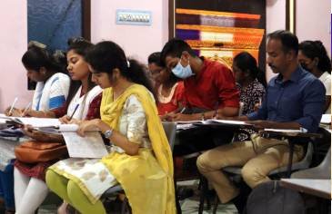 French class, DELF exam, TEF training, Le Triomphe Pondicherry, online course, French coaching India